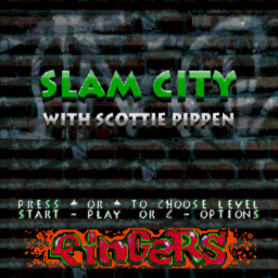 Slam City With Scottie Pippen (32X) (U) (CD 1of4 - Fingers) Title Screen